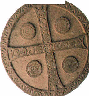 9th century cross (Ha�l� Church, G�ll�dere)